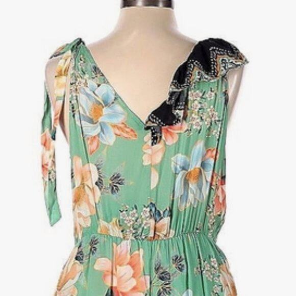 Farm Rio for Anthropologie Monica Wrap Dress L - Picture 4 of 9